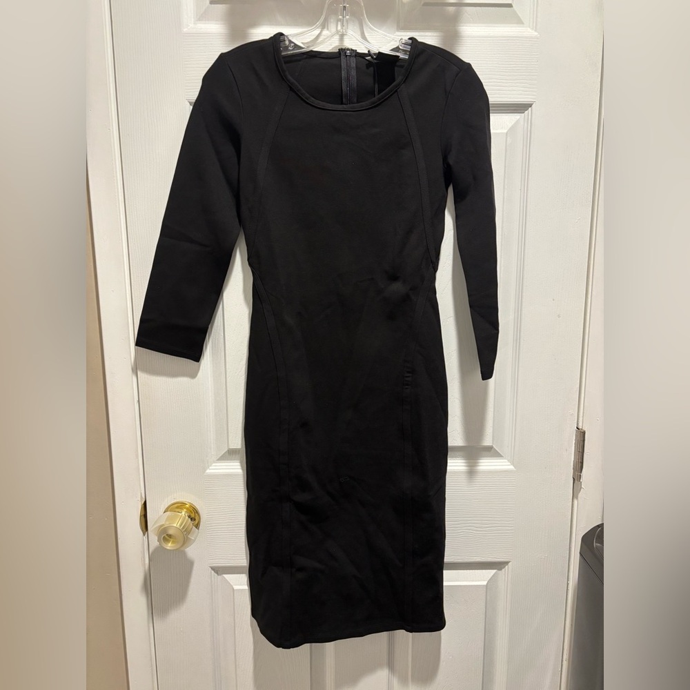 Armani Exchange Black Bodycon Dress